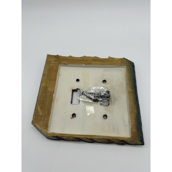 Books Double Switch Plate Cover Light Decorative Vintage Library Study Decor - Picture 5 of 5